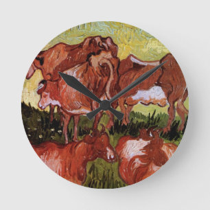 Horloge Ronde Vaches (d'après Jordaens) par Vincent van Gogh