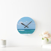 HORLOGE RONDE VAGUES DE L'OCÉAN (Maison)