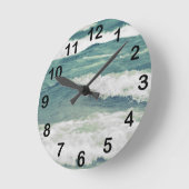 Horloge Ronde Vagues roulantes du lac Michigan (Angle)