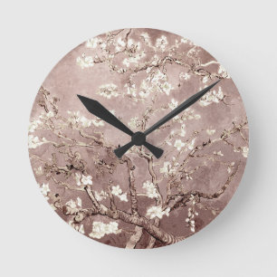 Horloge Ronde Van Gogh Almond Blossoms Beige