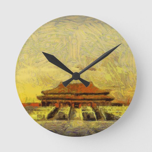 Horloge Ronde Van Gogh Cité interdite (Recto)