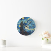 Horloge Ronde Van Gogh Starry Classic Nuit Impressionnisme Art (Maison)