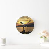 Horloge Ronde Vancouver Clock Toxits Decor Vancouver Wall Clock (Maison)