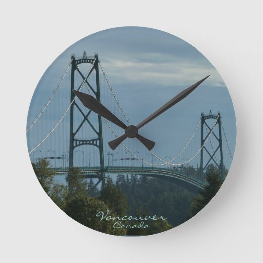 Horloge Ronde Vancouver Clock Toxits Decor Vancouver Wall Clock (Recto)
