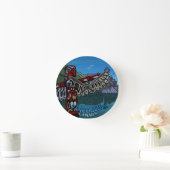 Horloge Ronde Vancouver Clock Toxits Decor Vancouver Wall Clock (Maison)