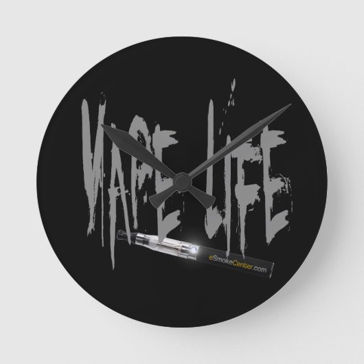 Horloge Ronde Vape Life ! (Recto)