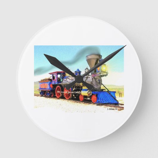 Horloge Ronde Vapeur (Recto)