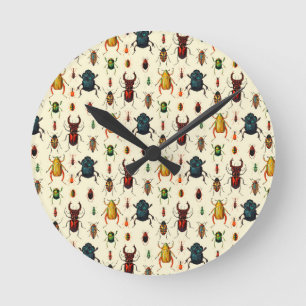 Horloge Ronde Variétés de scarabée