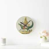 Horloge Ronde Varuna, Dieu des océans, gravé par Charles Eti (Maison)