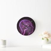 Horloge Ronde Vascularisation du cerveau humain (Maison)