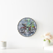 Horloge Ronde Vélo Alien (Maison)