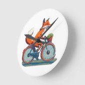 Horloge Ronde Vélo Fox (Angle)