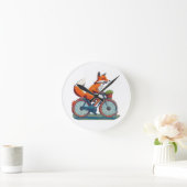 Horloge Ronde Vélo Fox (Maison)