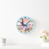 Horloge Ronde Vélo Stormy Lighthouse (Maison)