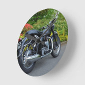 Horloge Ronde Vélos classique (Angle)