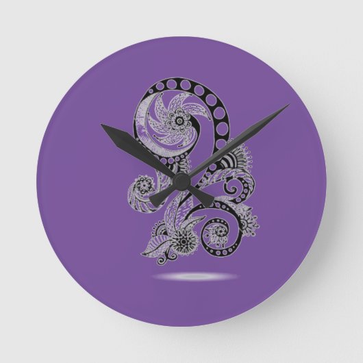 Horloge Ronde Velours (Recto)