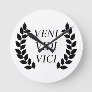 Horloge Ronde Veni Vidi Vici