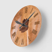 Horloge Ronde Venin de Horse-Lovers (Angle)