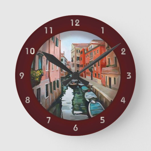 Horloge Ronde Venise, Italie - Canal de navigation (Recto)