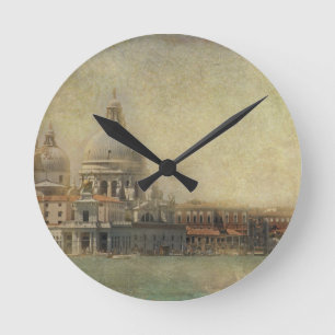 Horloge Ronde Venise vintage, église Madonna della Salute