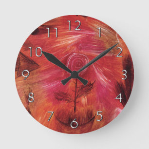 Horloge Ronde Vent rose