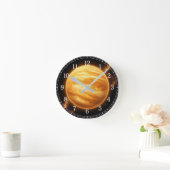 Horloge Ronde Venus Wall Clock — Space-Inspired Design (Maison)
