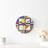 Horloge Ronde Verre Bauhaus (Maison)