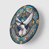 Horloge Ronde Verre de la Croix-Chrétienne (Angle)