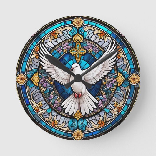 Horloge Ronde Verre de la Croix-Chrétienne (Recto)