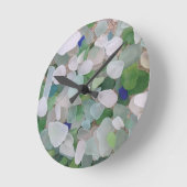 Horloge Ronde Verre de mer de l'océan (Angle)