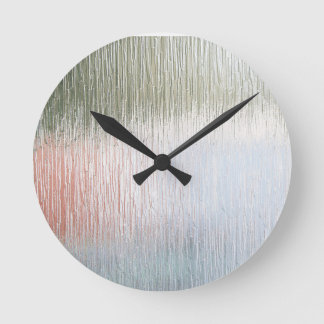 Horloge Ronde Verre givré 