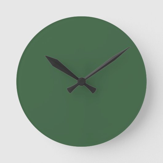 Horloge Ronde Vert Chasseur (Recto)