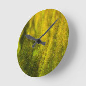 Horloge Ronde Vert Jaune (Angle)