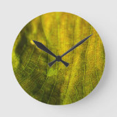 Horloge Ronde Vert Jaune (Recto)