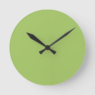 Horloge Ronde Vert ressort, Vert clair clair clair clair, Vert c