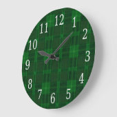 Horloge ronde verte (Angle)