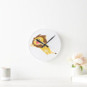 Horloge Ronde Very Hungry Cute (Maison)