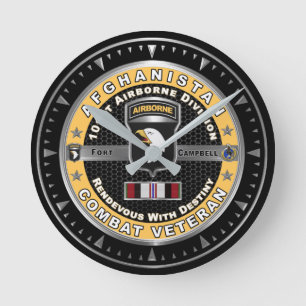 Horloge Ronde Vétéran de la 101e division aéroportée en Afghanis