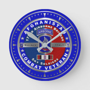 Horloge Ronde Vétéran de la 173e brigade aéroportée en Afghanist