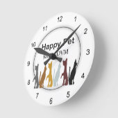 Horloge Ronde vétérinaire (Angle)