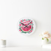Horloge Ronde Vibes d'été (Maison)