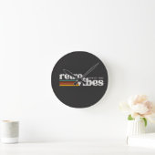 Horloge Ronde vibes rétro (Maison)