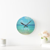 Horloge Ronde Vibraphone de plage (Maison)