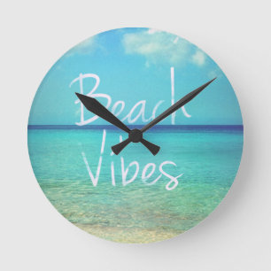 Horloge Ronde Vibraphone de plage
