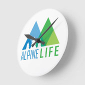 Horloge Ronde Vie alpine (Angle)