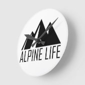 Horloge Ronde Vie alpine (Angle)