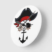 HORLOGE RONDE VIE PIRATE (Angle)