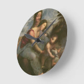 Horloge Ronde Vierge et enfant avec St Anne, c.1510 (Angle)