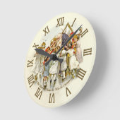 Horloge Ronde Vieux temps vintage (Angle)