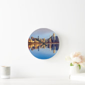 Horloge Ronde View of Chicago skyline with reflection (Maison)